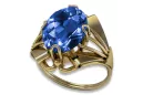 Ζαφείρι Κίτρινος χρυσός 14 καρατίων  Vintage Jewlery vrc015y