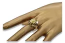 Žltý peridot 14k žlté zlato  Vintage Jewlery vrc015y