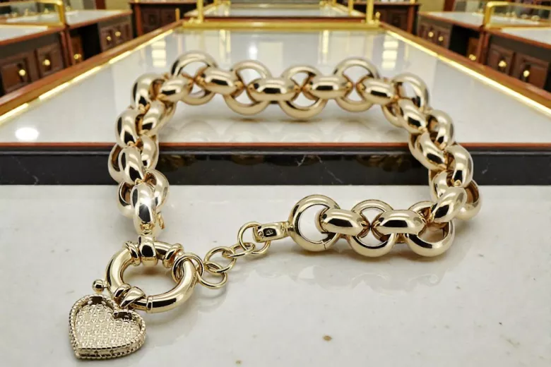 Gold Anhänger Anhänger ★ Zlotychlopak.pl ★ Gold-Markenzeichen 585 333 Niedriger Preis