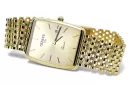 Gold men's watch Geneve ★ zlotychlopak.pl ★ Gold purity 585 333 Low Price!