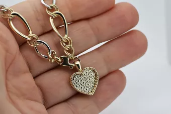 Gold Anhänger Anhänger ★ Zlotychlopak.pl ★ Gold-Markenzeichen 585 333 Niedriger Preis