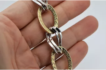 Žltá ružová zlatá náramok ★ russiangold.com ★ GOLD 585 333 Nízka cena