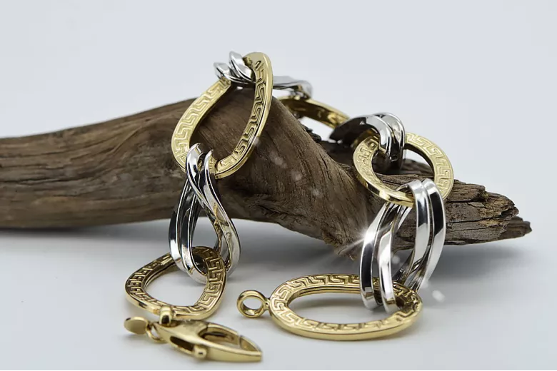 Yellow rose gold bracelet ★ russiangold.com ★ Gold 585 333 Low price