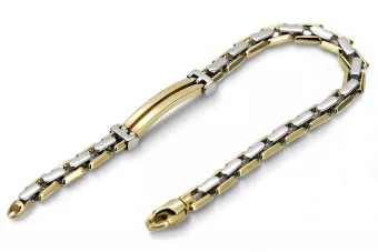 Yellow rose gold bracelet ★ russiangold.com ★ Gold 585 333 Low price