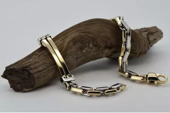 Žltá ružová zlatá náramok ★ russiangold.com ★ GOLD 585 333 Nízka cena