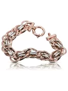 Rožinė rožinė 14k rusų aukso 585 ponia apyrankė cfb009rw