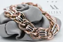 Rose Pink 14K Ruské Gold 585 Lady Bracelet CFB009RW