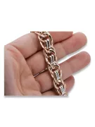 Rose Pink 14K Rusia Gold 585 Lady Bratara CFB009RW