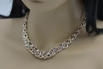 Κίτρινη ροζ χρυσή αλυσίδα ★ russiangold.com ★ χρυσό 585 333 χαμηλή τιμή