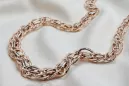 Gelbe Rosengoldkette ★ russiangold.com ★ Gold 585 333 Niedriger Preis