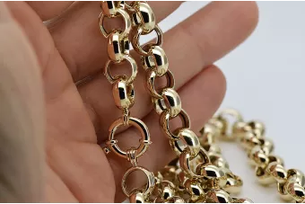 Złoty Damski łańcuszek ankrowy 14k 585 z żółete złoto Ankier Fantazy cfc005y