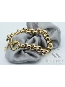 Ancla de oro amarillo italiano de 14k Kenik Lady Fantazy Pulsera CFB005Y