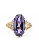 Ring Alexandrite 14K Yellow gold Vintage Jewlery vrc058y