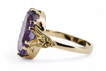 Vintage Alexandrit 14k žlté zlato vrc058y