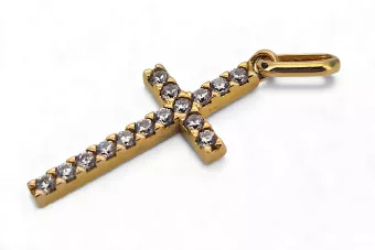 Golden Catholic Cross ★ russiangold.com ★ Gold 585 333 Low price
