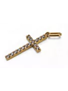 Catholique Cross & Anchor 14K Chain en or CTC033Y & CC003YW