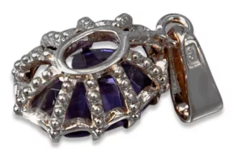 Silver 925 pendant with alexandrite vpc008s Russian Soviet Vintage style