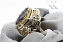 Ring Vintage Jewlery Alexandrite 14K Yellow gold vrc017y