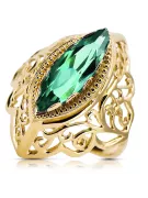 Ring Vintage Emerald 14K Yellow gold vrc017y