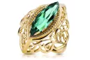 Ring Vintage Emerald 14K Yellow gold vrc017y