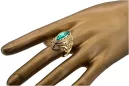 Ring Vintage Emerald 14K Yellow gold vrc017y