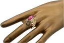 Vintage Craft  Inel Rubin Aur galben 14K vrc017y