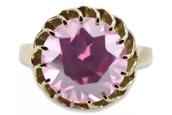 Vintage craft  Ametyst 14k žluté zlato vrc035y