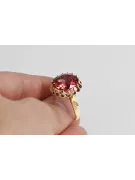 Ring Vintage craft Ruby 14K Yellow gold vrc035y