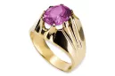 Amethyst 14 Karat Gelbgold Ring Vintage Schmuck vrc016y