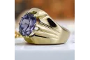 Alexandrit 14k žlté zlato  Vintage craft vrc016y