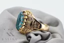 Vintage style  Akvamarín 14k žluté zlato vrc020y