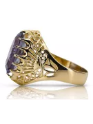 Ring Alexandrite 14K Yellow gold Vintage vrc020y
