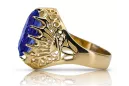 Vintage Jewlery Ring Sapphire 14K Yellow gold vrc020y