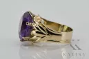Ring Vintage craft Alexandrite 14K Yellow gold vrc029y