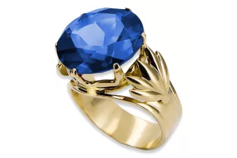 Vintage Jewlery Safír 14k žlté zlato vrc029y