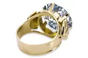 14K Yellow gold Zircon Ring Vintage style vrc029y