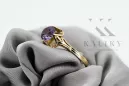 Vintage Handwerk Ring Alexandrit 14 Karat Gelbgold vrc023y