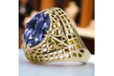 Alexandrit 14k žluté zlato Vintage Jewlery vrc030y