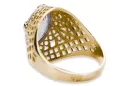 Vintage bijuterii Inel Zircon Aur galben 14K vrc030y