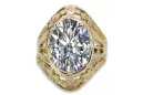 Inel Stil Vintage Zircon Aur galben 14K vrc031y