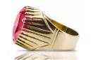 Inel Vintage Craft  Rubin Aur galben 14K vrc048y