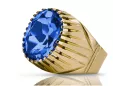 Ring Sapphire 14K Yellow gold Vintage Jewlery vrc048y