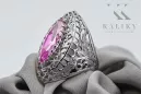Silver 925 Amethyst Ring VRC090S ruský sovětský vintage styl