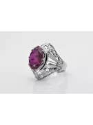 Inel sovietic rusesc din aur 585 trandafir 14k alexandrit rubin smarald safir zircon vrc014