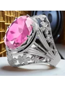 Russische sowjetische Rose 14 Karat 585 Gold Alexandrit Rubin Smaragd Saphir Zirkon Ring vrc014