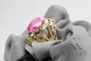 Vinobraní prsten ametyst 14k žluté zlato vrc031y art deco ussr éra šperky, ruský styl