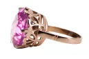 Russische Sowjetrose 14k 585 gold Alexandrite Ruby Emerald Saphir Zircon Ring vrc189