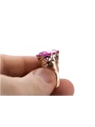 Русская советская роза 14k 585 золото Александрит Руби Изумруд Сапфир Зиркон кольцо vrc189