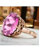 Rosă sovietică rusă 14k 585 aur Alexandrit Rubin Smarald Safir Zircon inel vrc189