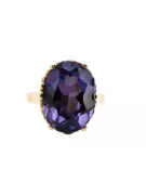 Vintage craft Ring Alexandrite 14K Yellow gold vrc130y